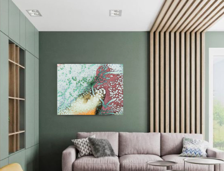 CHROMATIC EXPLOSION- Héria Enamel Vászonkép